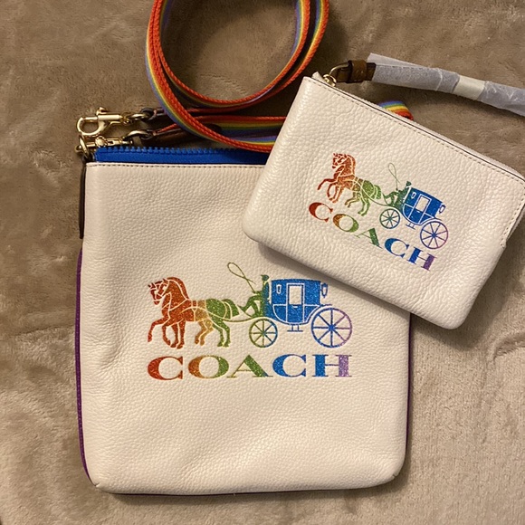 NWT! Coach H&C Rainbow tote 3 set - Picture 7 of 11